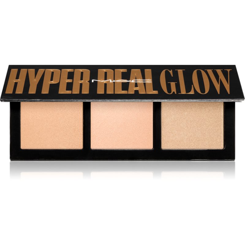 MAC Cosmetics Hyper Real Glow Palette paleta luminoasa culoare Shimmy Peach 13.5 g
