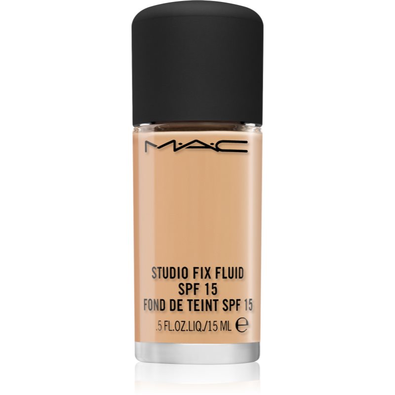 MAC Cosmetics Mini Studio Fix Fluid fond de ten matifiant SPF 15 culoare NC37 15 ml