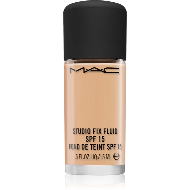 MAC Cosmetics Mini Studio Fix Fluid fond de ten matifiant SPF 15 culoare NC18 15 ml