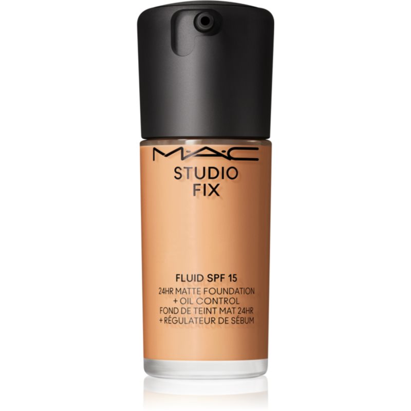 MAC Cosmetics Studio Fix Fluid SPF 15 24HR Matte Foundation + Oil Control machiaj cu efect matifiant SPF 15 culoare NC40 30 ml