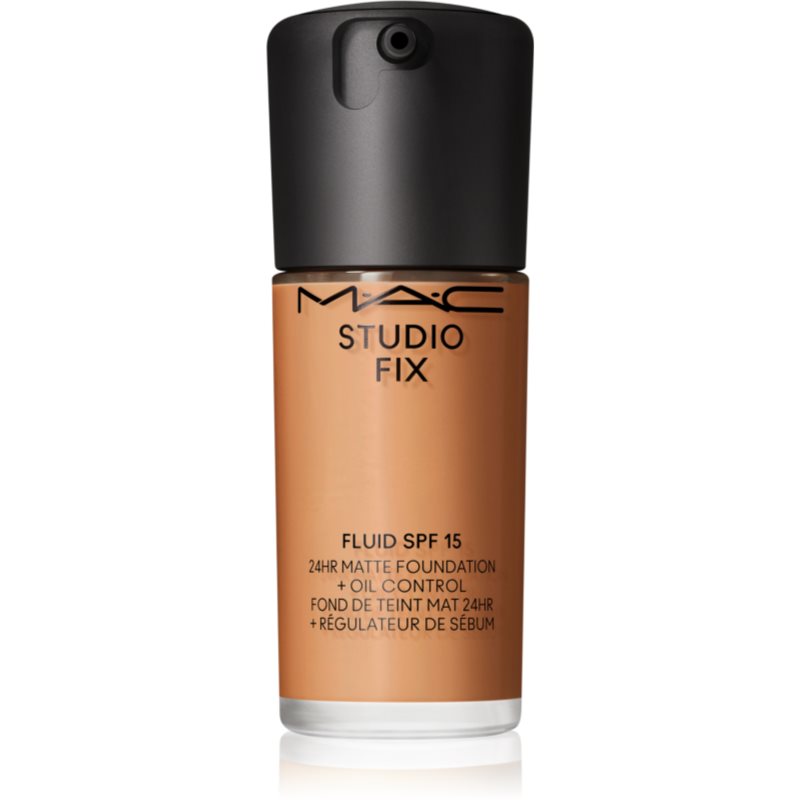 MAC Cosmetics Studio Fix Fluid SPF 15 24HR Matte Foundation + Oil Control machiaj cu efect matifiant SPF 15 culoare NC45 30 ml