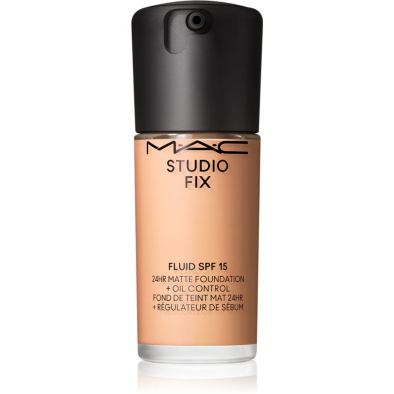MAC Cosmetics Studio Fix Fluid SPF 15 24HR Matte Foundation + Oil Control machiaj cu efect matifiant SPF 15 culoare NW20 30 ml
