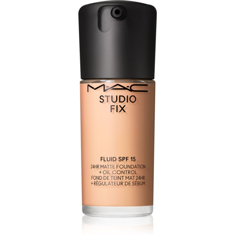 MAC Cosmetics Studio Fix Fluid SPF 15 24HR Matte Foundation + Oil Control machiaj cu efect matifiant SPF 15 culoare C3.5 30 ml