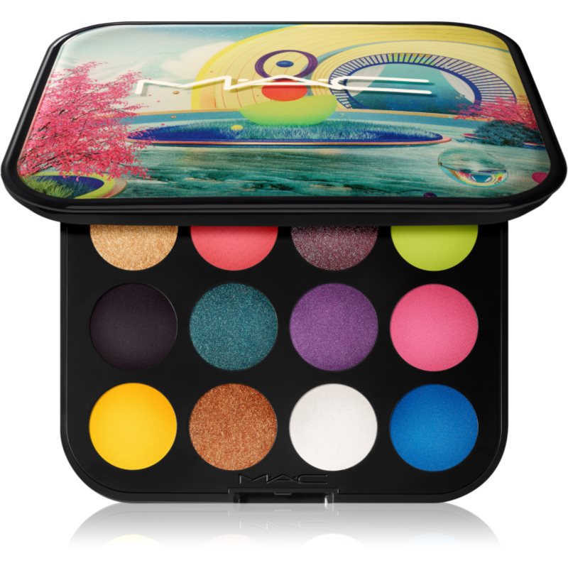 MAC Cosmetics Connect In Colour Eye Shadow Palette 12 shades paletă cu farduri de ochi culoare Hi-Fi Colour 12,2 g