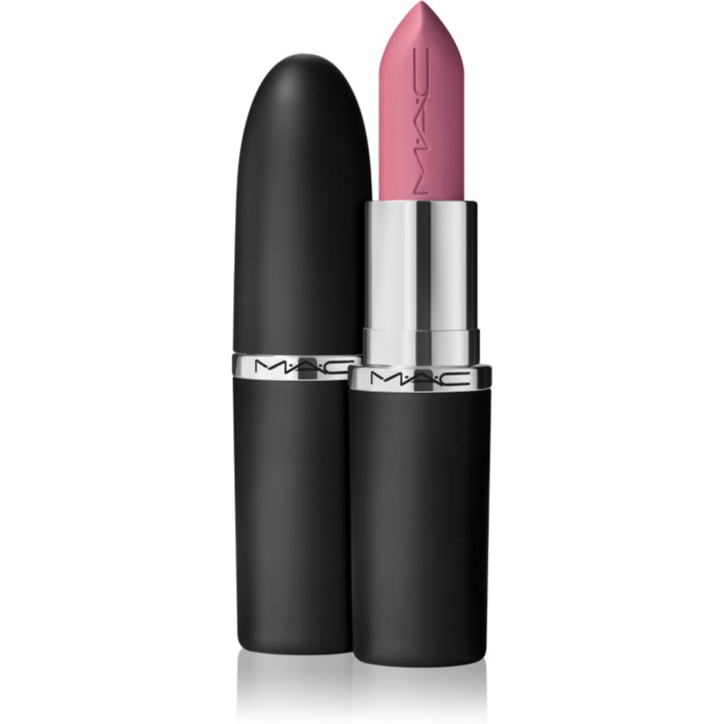 MAC Cosmetics MACximal Sleek Satin Lipstick Ruj crema hidratant culoare Pink Peppermint 3,5 g