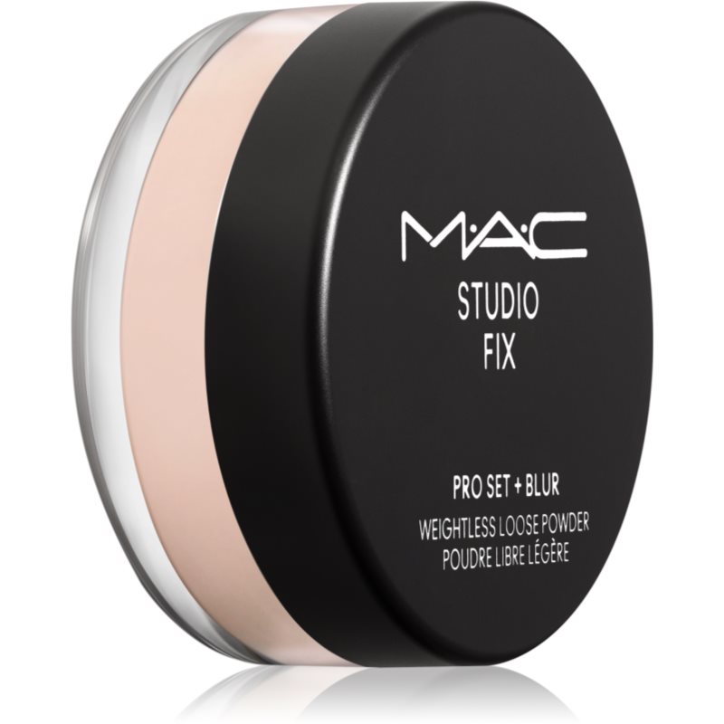 MAC Cosmetics Studio Fix Pro Set + Blur Weightless Loose Powder pudra cu efect de matifiere culoare Light 6,5 g