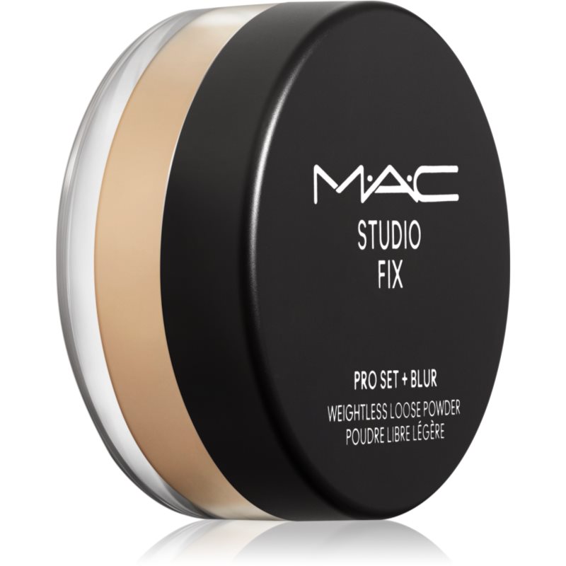 MAC Cosmetics Studio Fix Pro Set + Blur Weightless Loose Powder pudra cu efect de matifiere culoare Medium 6,5 g