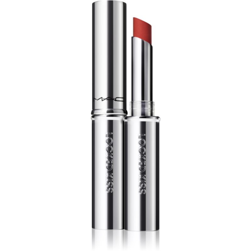 MAC Cosmetics Locked Kiss 24h Lipstick ruj cu persistență îndelungată cu efect mat culoare Extra Chili 1,8 g