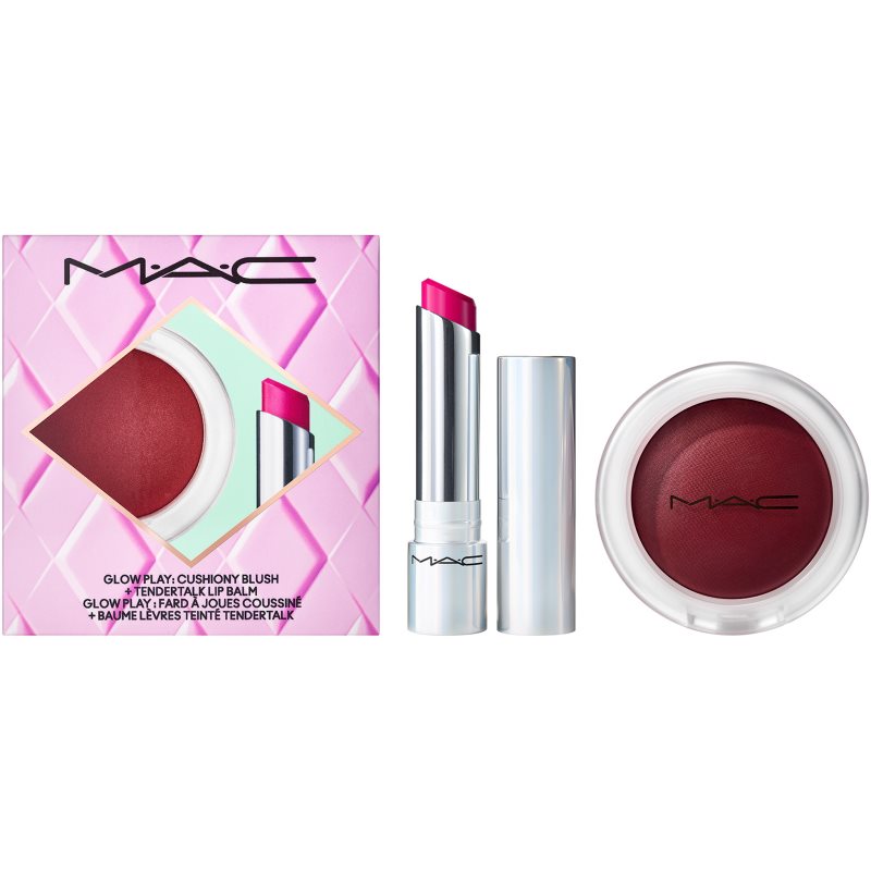 MAC Cosmetics Holiday No Work All Glow Play Kit set cadou de buze culoare Purple 1 buc MAC Cosmetics Holiday No Work All Glow Play Kit set cadou de buze culoare Purple 1 buc
