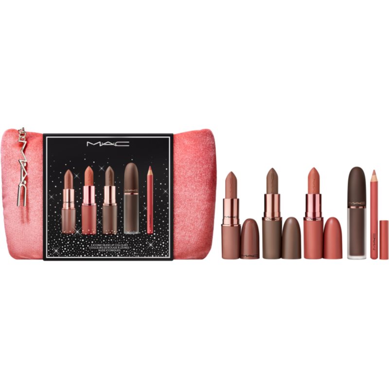 MAC Cosmetics Holiday MAC Celebrity Nude Lip Vault set cadou de buze