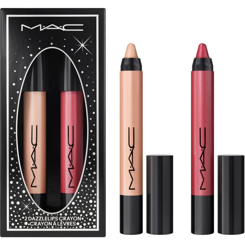 MAC Cosmetics Holiday Decadent Dazzlelips Crayon Duo set cadou de buze