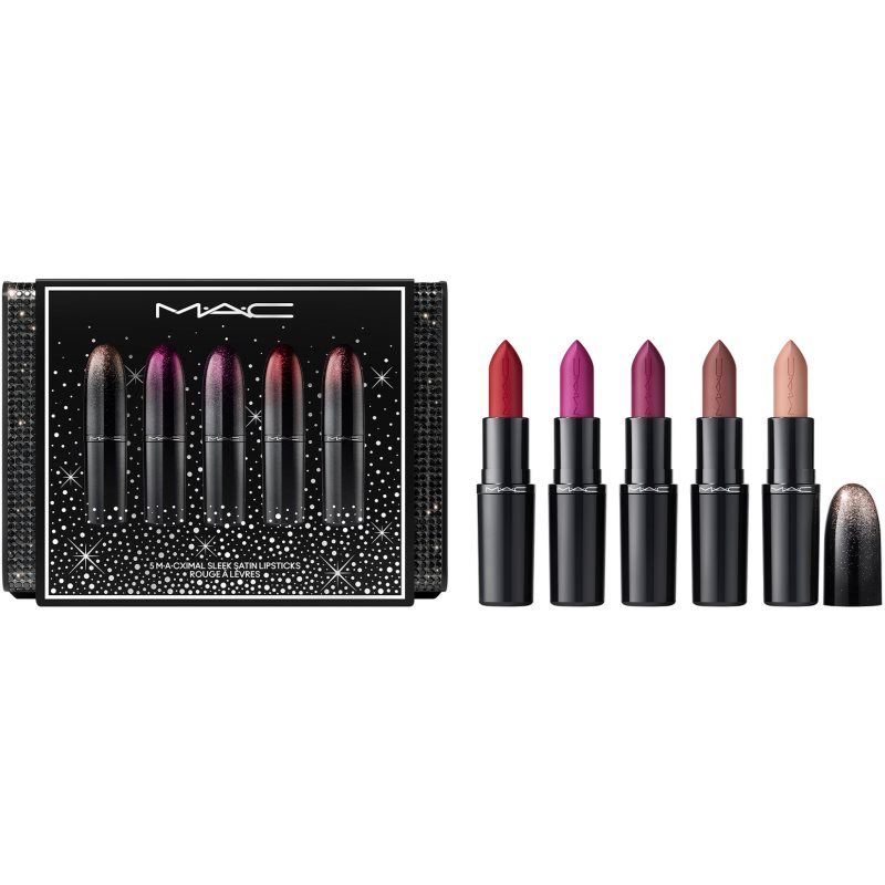 MAC Cosmetics Holiday Signature Satin Lipstick Set set cadou de buze