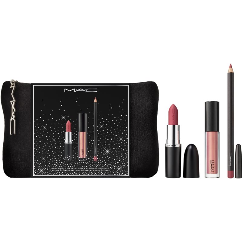 MAC Cosmetics Holiday Industry Icons Lip Combo set cadou