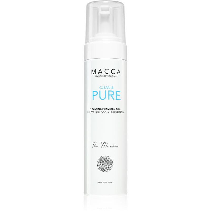 Macca Clean & Pure demachiant spumant delicat pentru ten gras 200 ml