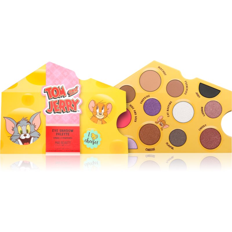 Mad Beauty Tom &amp; Jerry paletă cu farduri de ochi 22 g