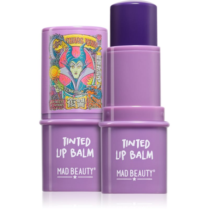 Mad Beauty Disney Villains Maleficent balsam de buze colorat 5 g