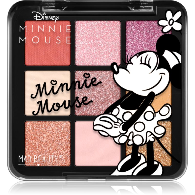 Mad Beauty Minnie Bow Magic Eyeshadow Palette paletă cu farduri de ochi 9x1.5 g