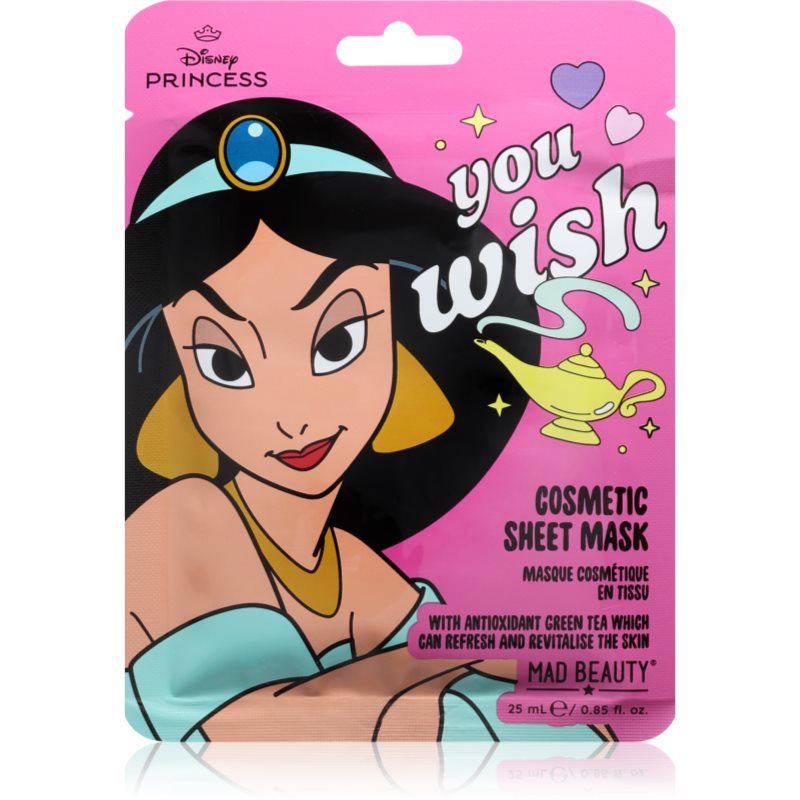 Mad Beauty Disney Princess Jasmine mască textilă hidratantă 25 ml