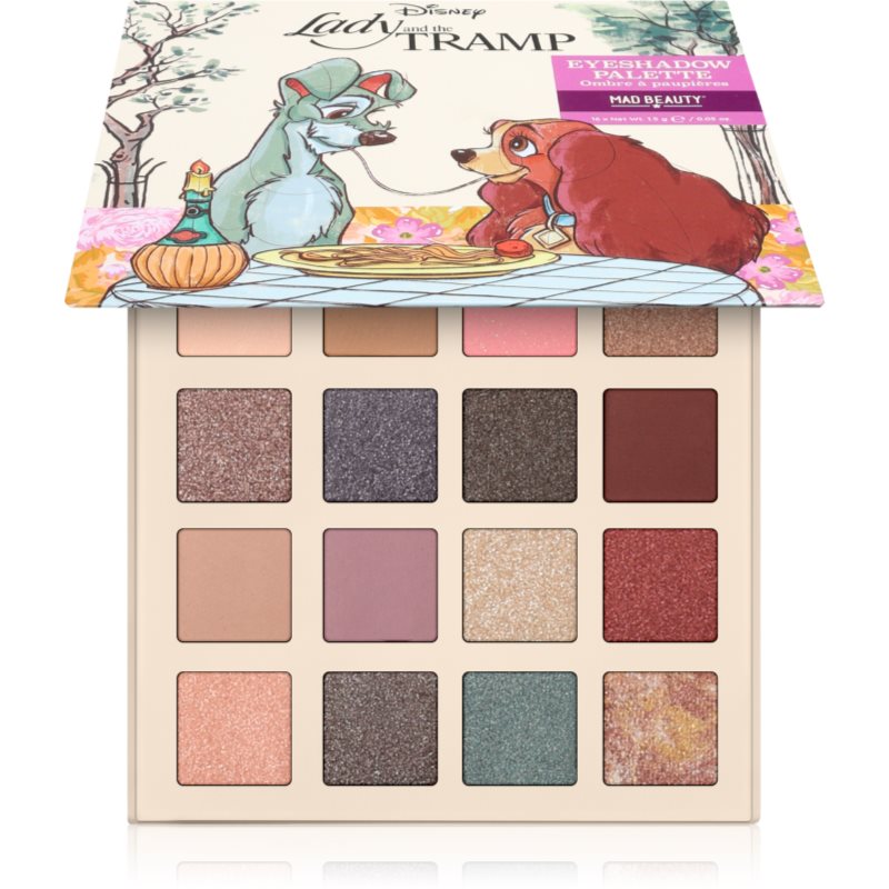 Mad Beauty Lady & The Tramp paletă cu farduri de ochi 16x1.5 g
