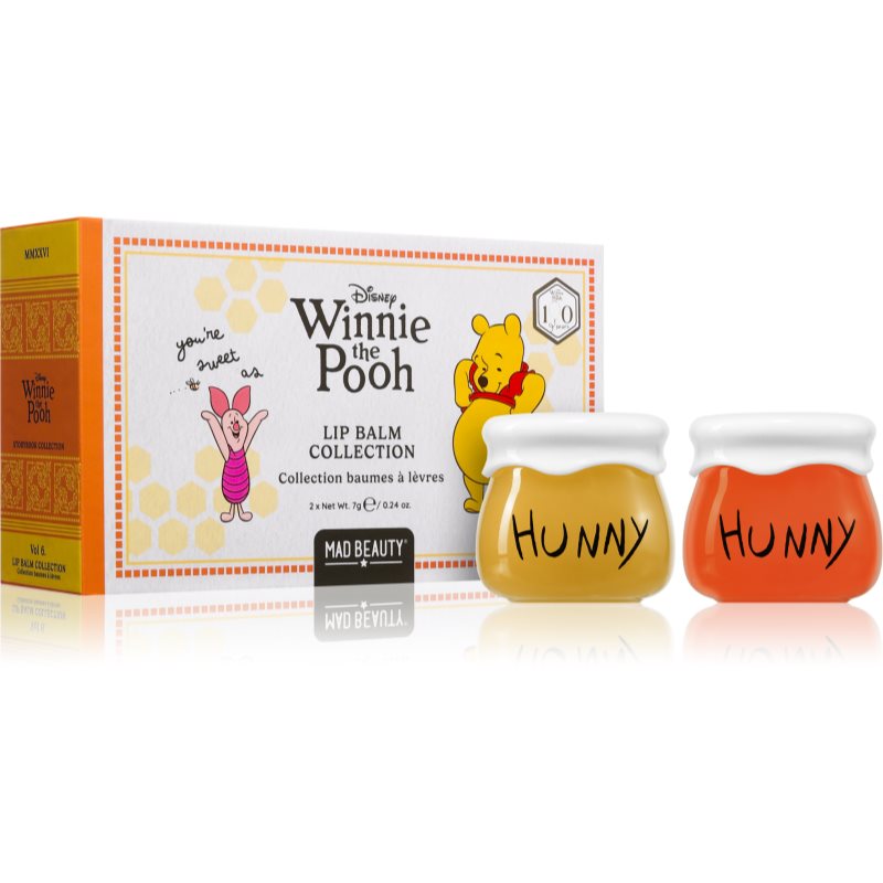 Mad Beauty Winnie The Pooh Lip Balm Collection set de buze
