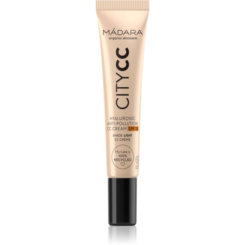 Mádara CITYCC îngrijirea tenului, cu protecție anti-poluare culoare Light Beige 15 ml