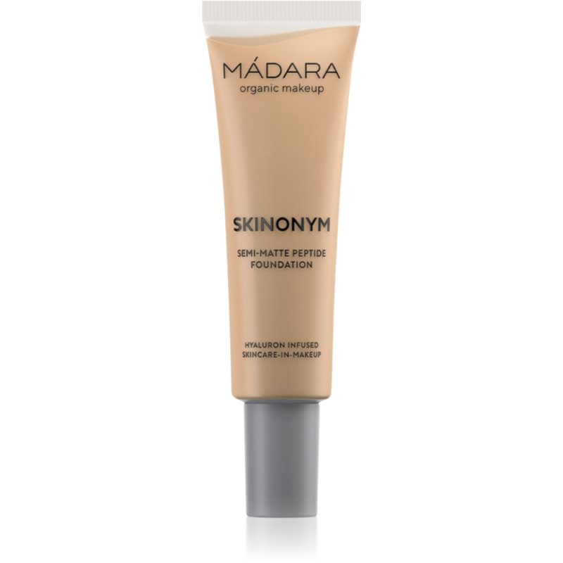 Mádara Skinonym Semi-Matte Peptide machiaj persistent cu peptide culoare Sand 40 30 ml