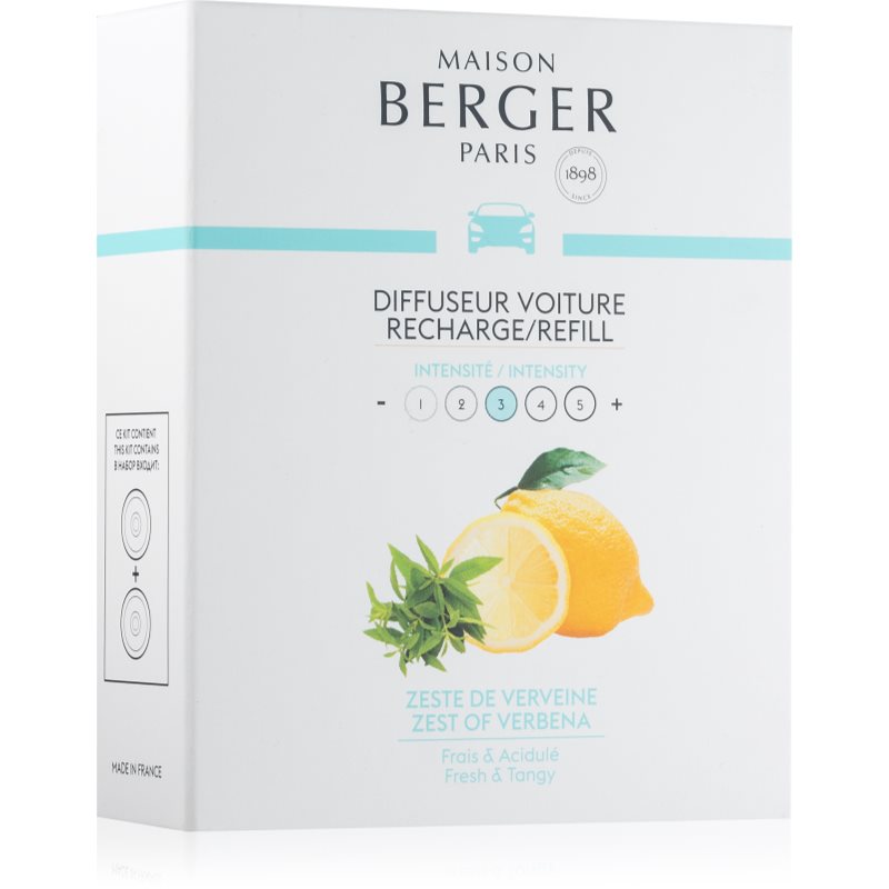 Maison Berger Paris Zest of Verbena parfum pentru masina Refil 2 x 17 g