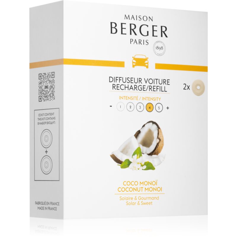 Maison Berger Paris Coconut Monoi parfum pentru masina Refil
