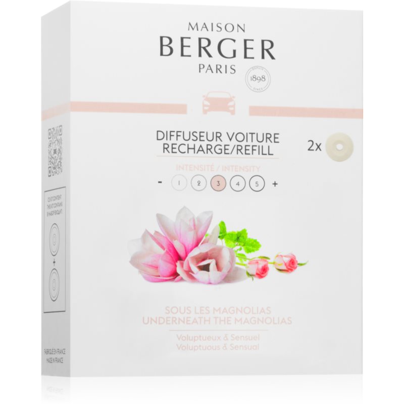 Maison Berger Paris Underneath The Magnolias parfum pentru masina Refil 2x17 g