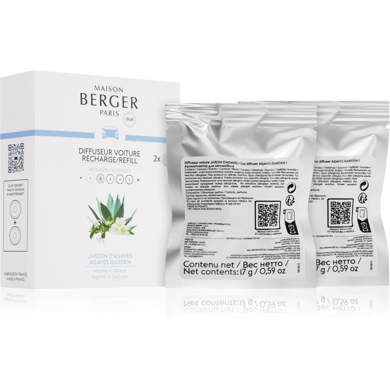 Maison Berger Paris Joy Agaves Garden parfum pentru masina Refil