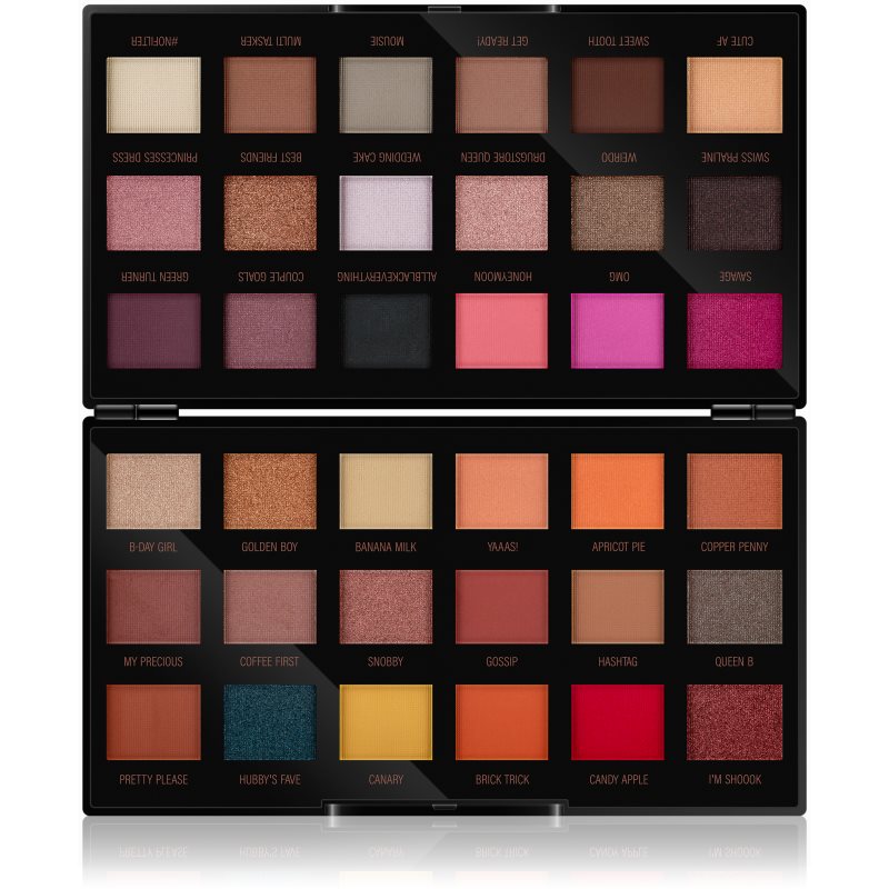 Makeup Revolution by Petra paleta farduri de ochi 36x0,8 g