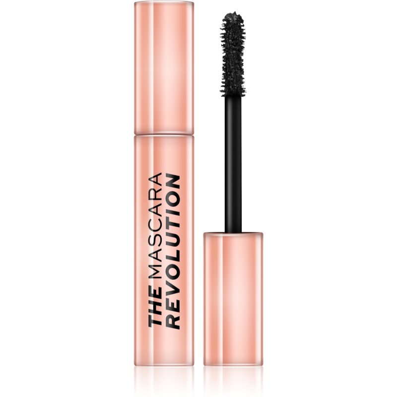 Makeup Revolution The Mascara Revolution mascara pentru volum, alungire si separarea genelor culoare Black 12 ml