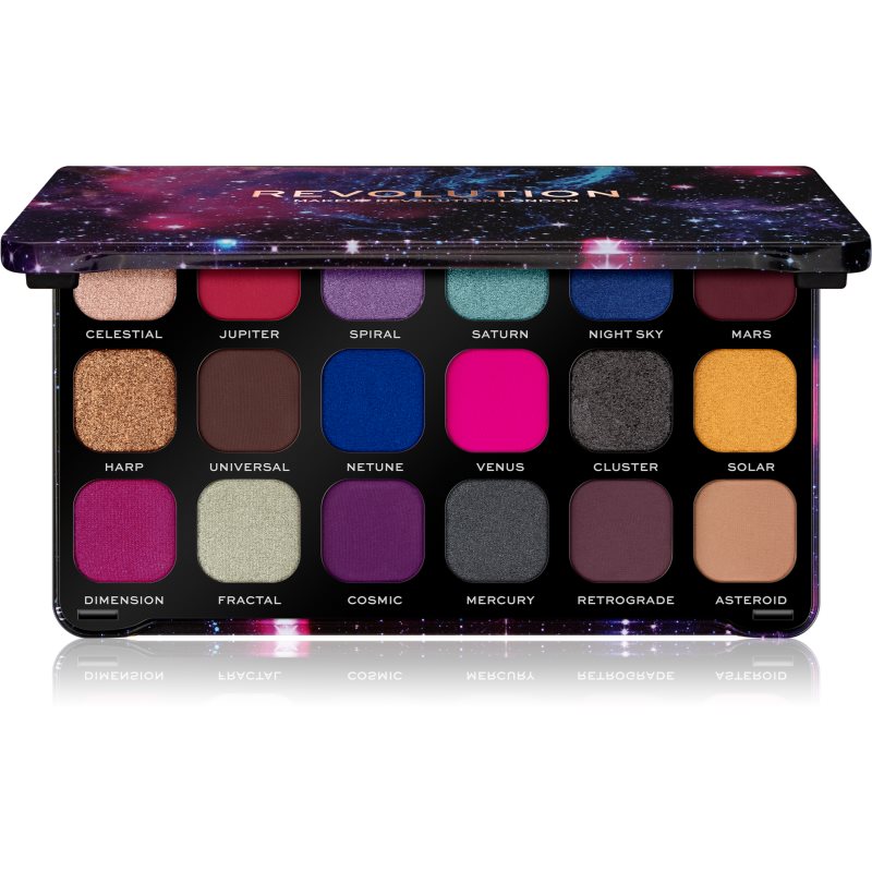 Makeup Revolution Forever Flawless paleta farduri de ochi culoare Constellation 18 x 1.1 g