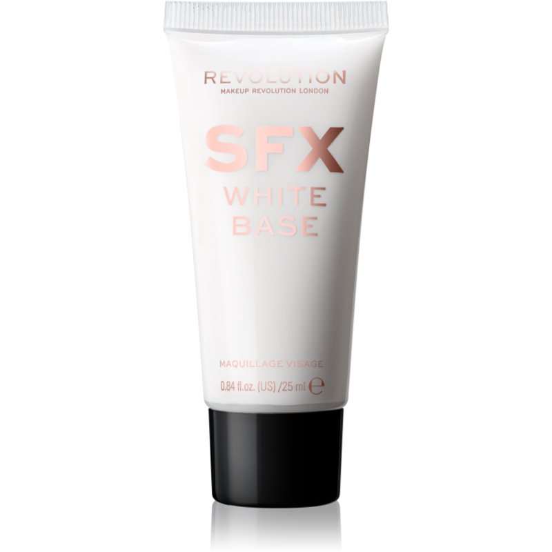 Makeup Revolution SFX White Base vopsea pentru față și corp culoare White 25 ml