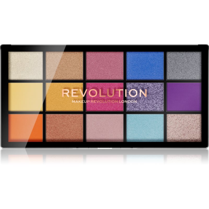 Makeup Revolution Reloaded paletka očných tieňov Spirited Love 15 x 1,1 g