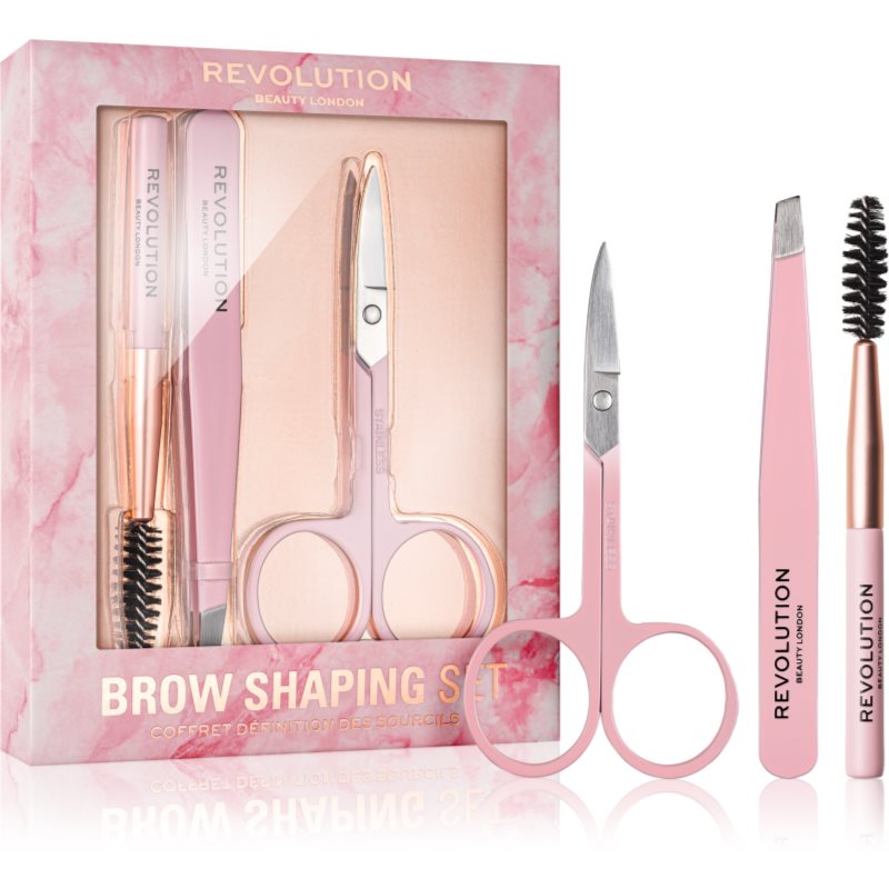 Makeup Revolution Brow Shaping kit pentru sprâncene