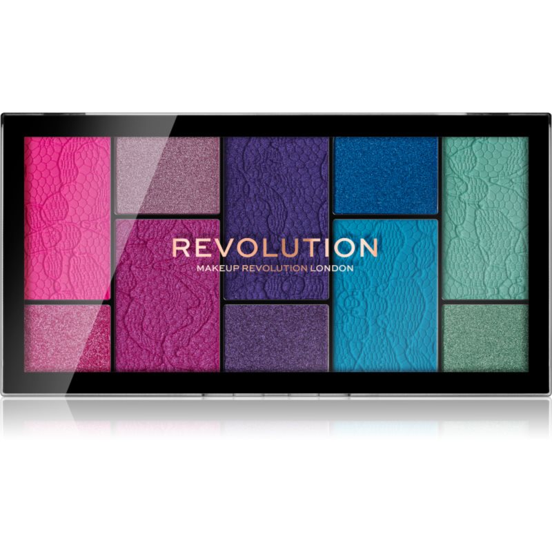 Makeup Revolution Reloaded paletă cu farduri de ochi culoare Vivid Passion 24,5 g