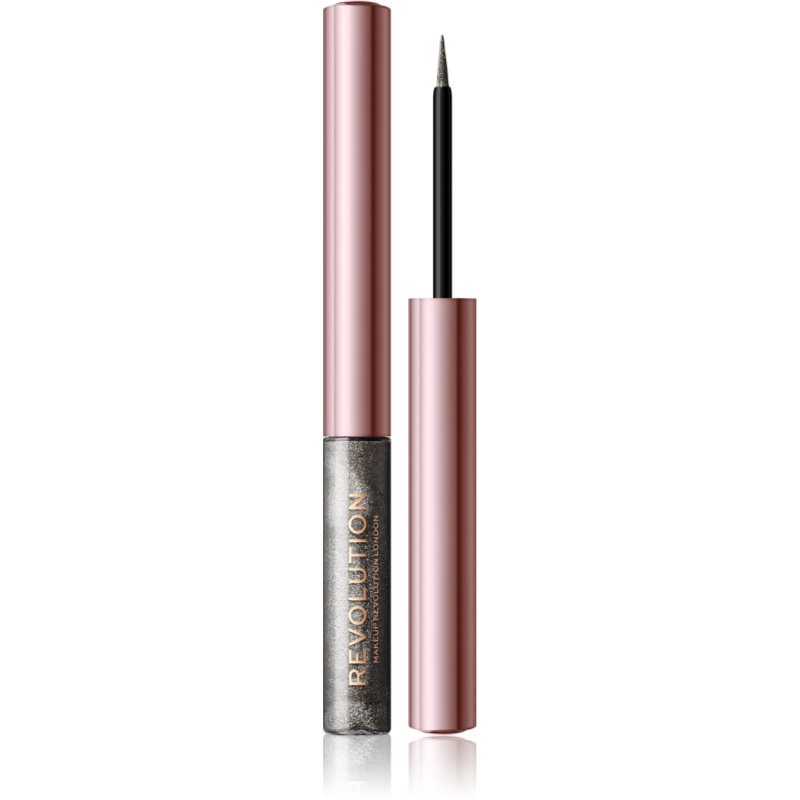 Makeup Revolution Super Flick eyeliner culoare Silver 2,4 ml