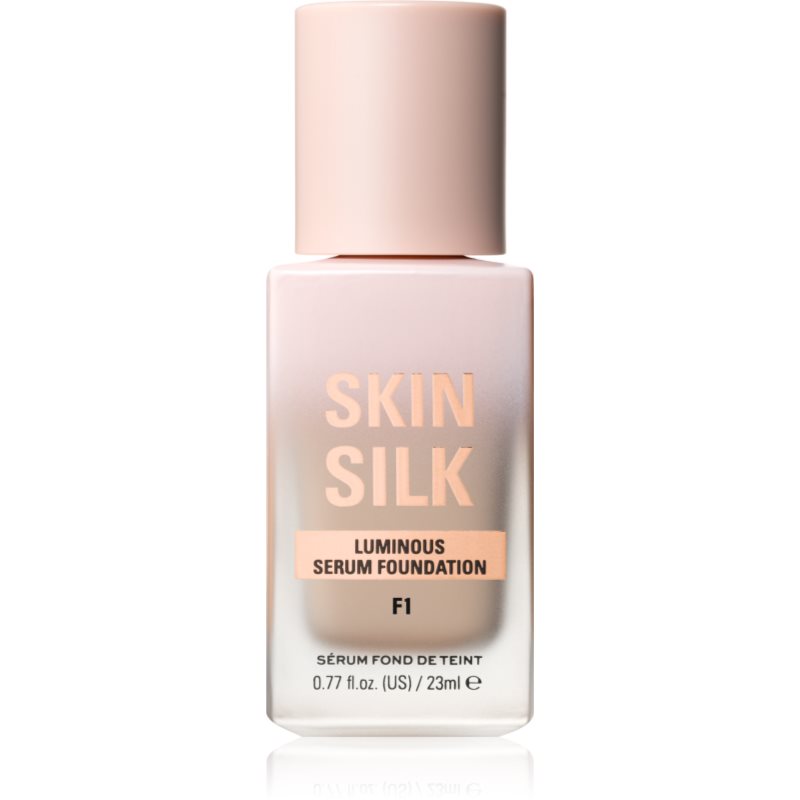 Makeup Revolution Skin Silk Serum Foundation Machiaj usor cu efect de luminozitate culoare F1 23 ml