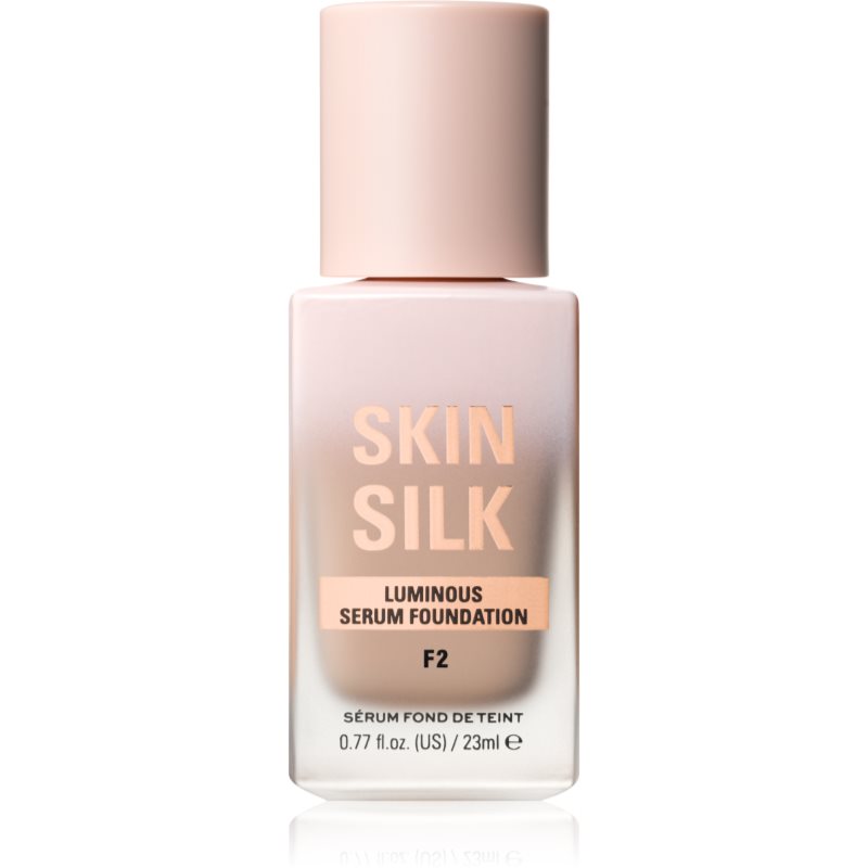 Makeup Revolution Skin Silk Serum Foundation Machiaj usor cu efect de luminozitate culoare F2 23 ml