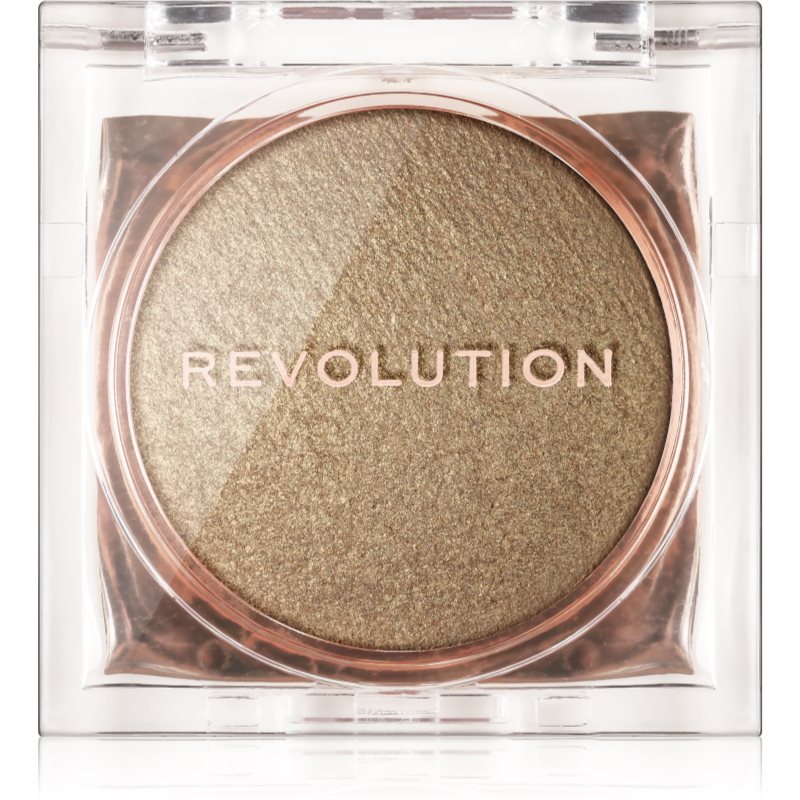 Makeup Revolution Beam Bright Pudra compacta ce ofera luminozitate culoare Golden Gal 2,45 g
