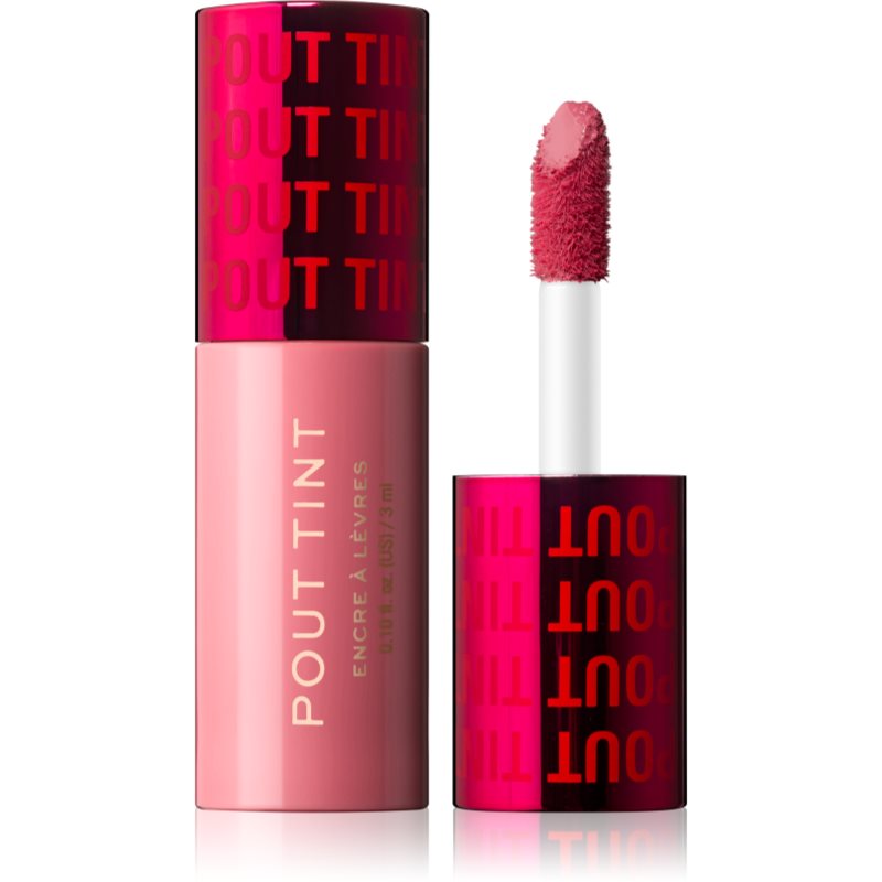 Makeup Revolution Pout Tint lip gloss cu efect de hidratare culoare Sweet Pink 3 ml