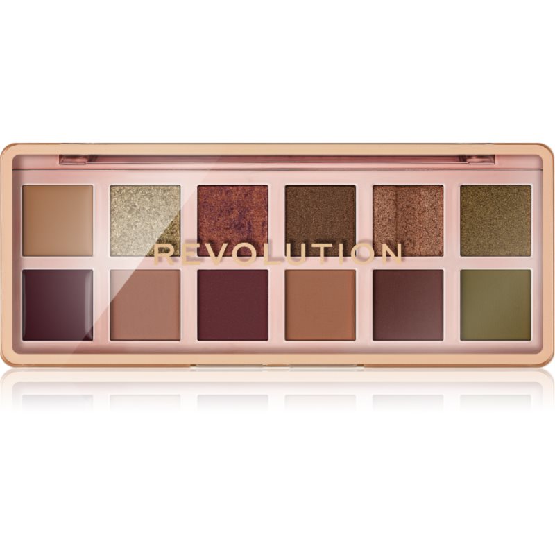 Makeup Revolution The Icon Palette paletă cu farduri de ochi culoare The Eternal Icon Green Palette 12x0.7 g