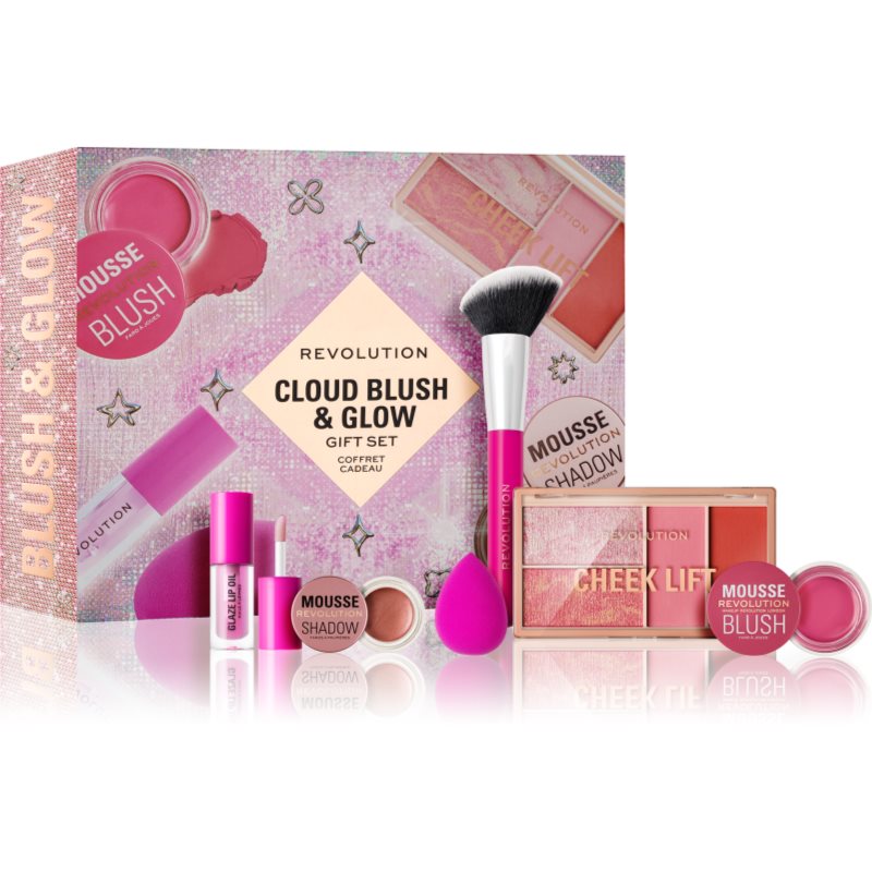 Makeup Revolution Xmass 2024 Cloud Blush & Glow set cadou faciale