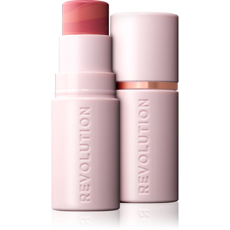 Makeup Revolution Skin Silk Blush Stick blush cremos stick culoare Pinched Soft Pink 4.5 g