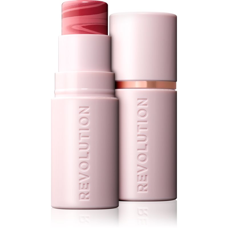 Makeup Revolution Skin Silk Blush Stick blush cremos stick culoare Rose Nude Pink 4.5 g