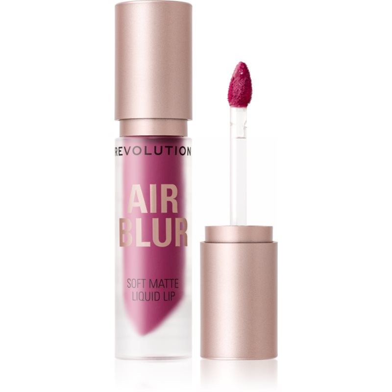 Makeup Revolution Air Blur Liquid Lipstick ruj lichid mat, cu textură lejeră culoare Sultry 3.5 ml