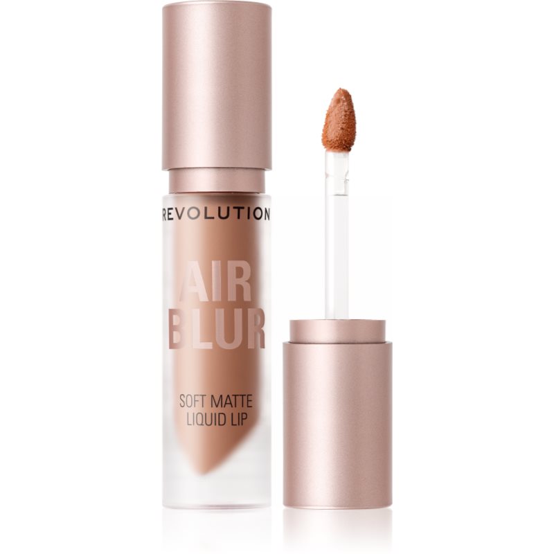 Makeup Revolution Air Blur Liquid Lipstick ruj lichid mat, cu textură lejeră culoare Hazy 3.5 ml