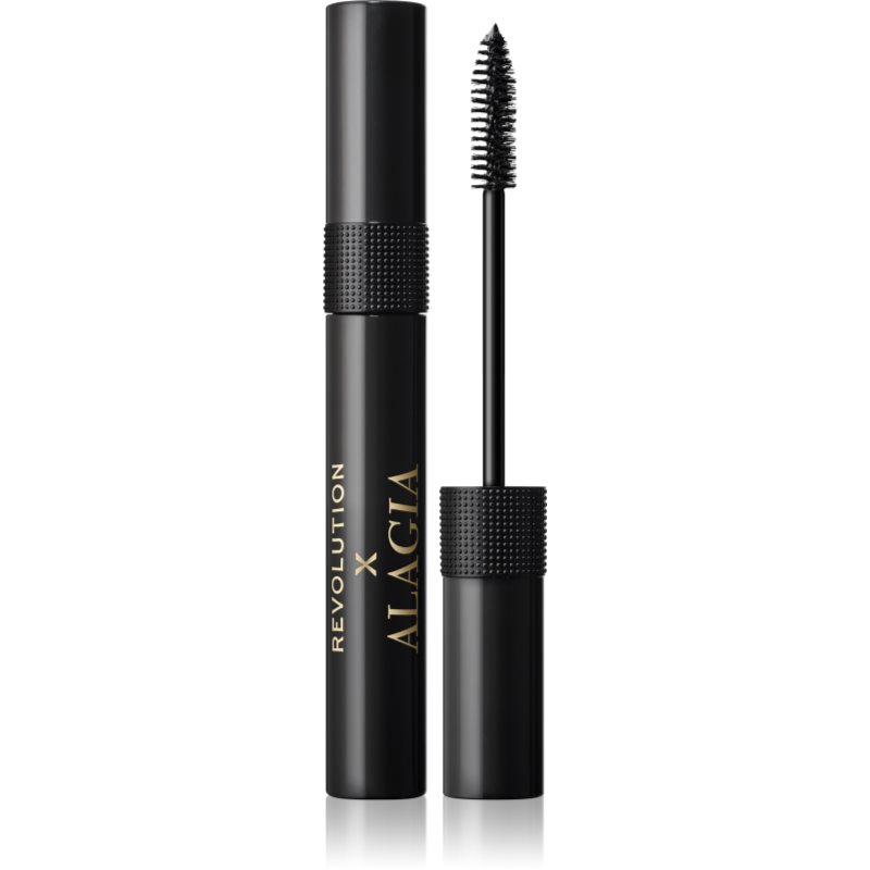 Makeup Revolution X Alagia Fill Fluffy mascara pentru extra volum si curbare culoare Black 10 ml