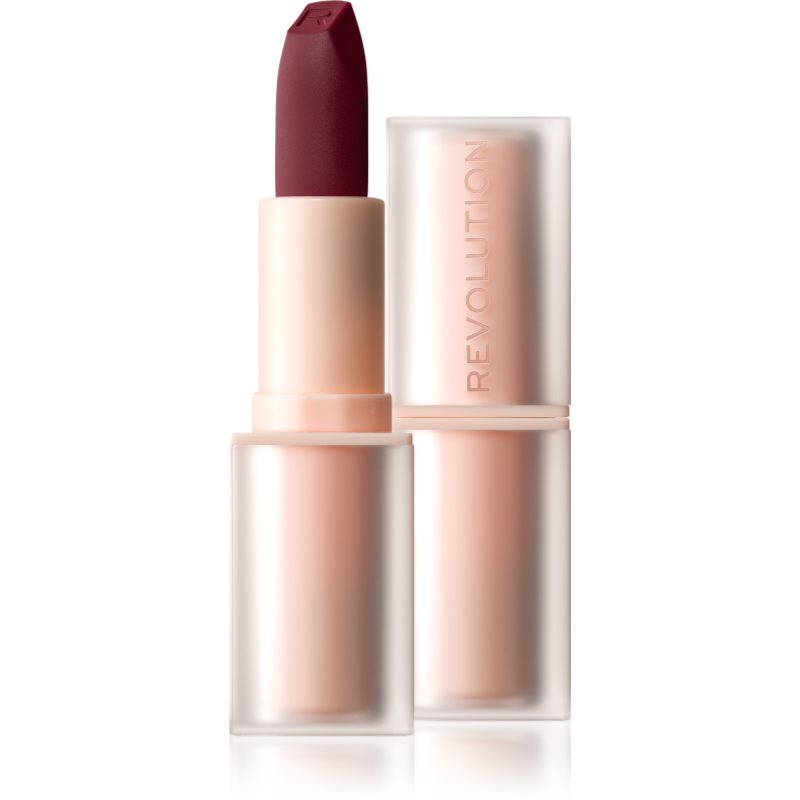 Makeup Revolution Lip Allure Soft Satin Lipstick ruj cremos cu finisaj satinat culoare Rosewood 3.2 g